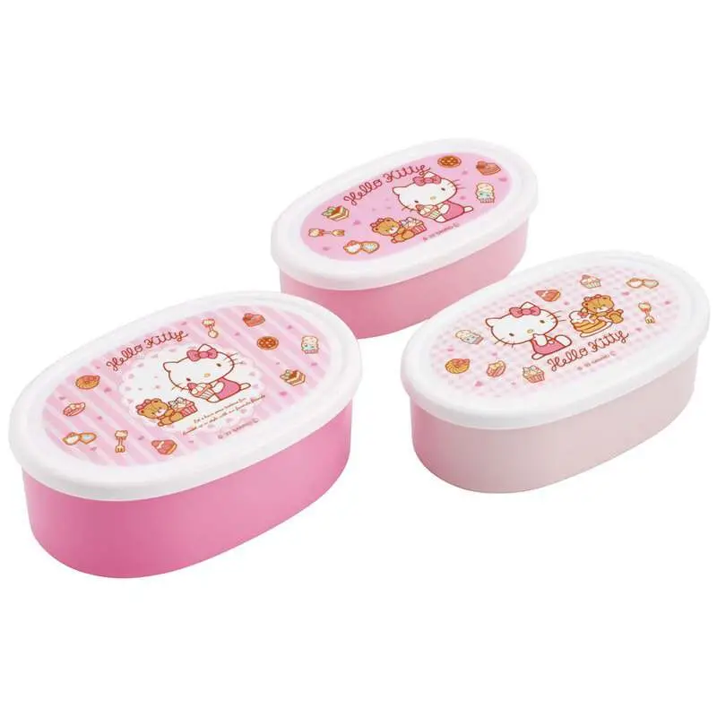 hello kitty sweety pink lunch box set (3)