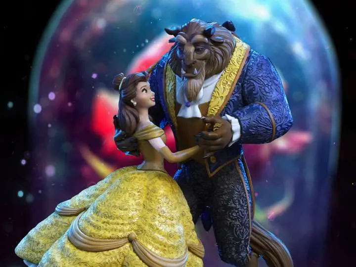beauty and the beast 1/10 statue