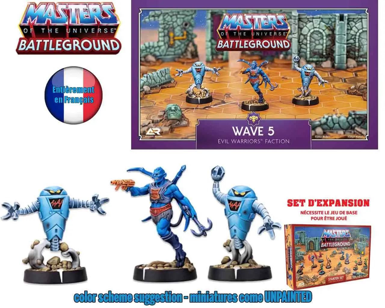 motu:battleground - wave 5 - evil warriors faction - Édition française