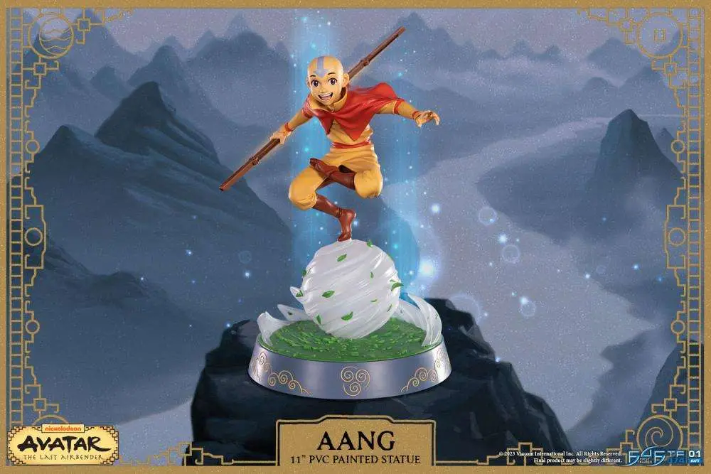 avatar the last airbender aang 11 pvc painted statue