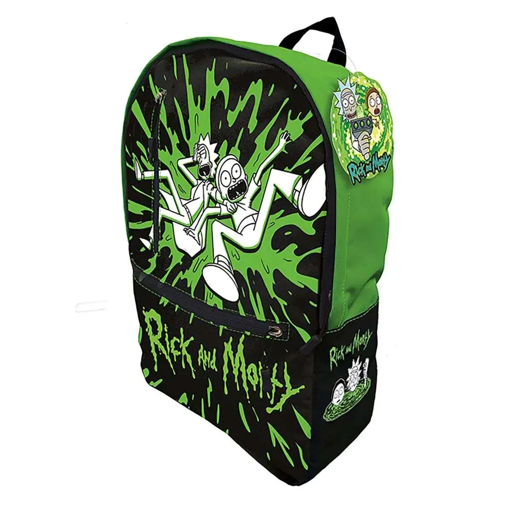 rick and morty acid vat backpack
