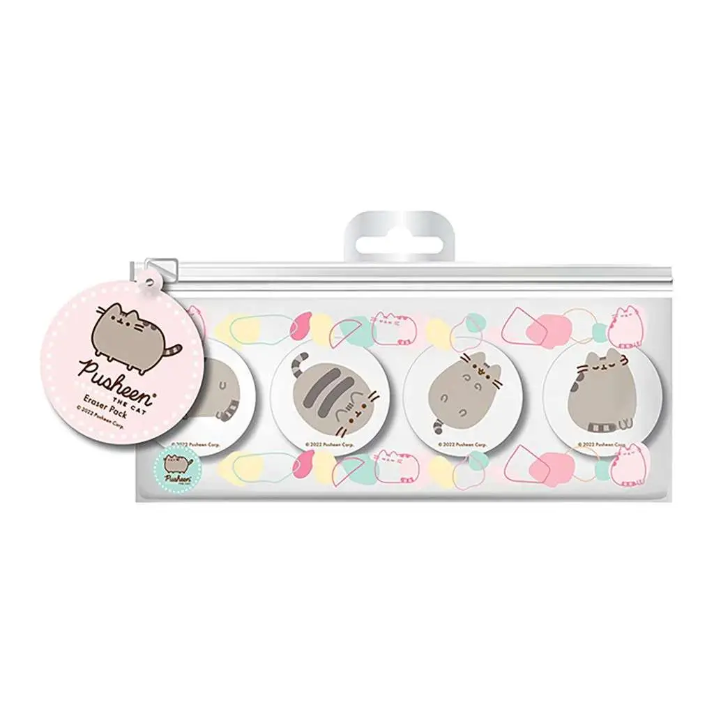 pusheen shaped erasers