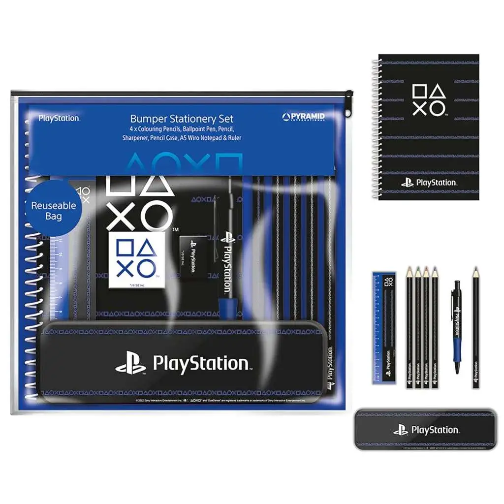 playstation sationery set