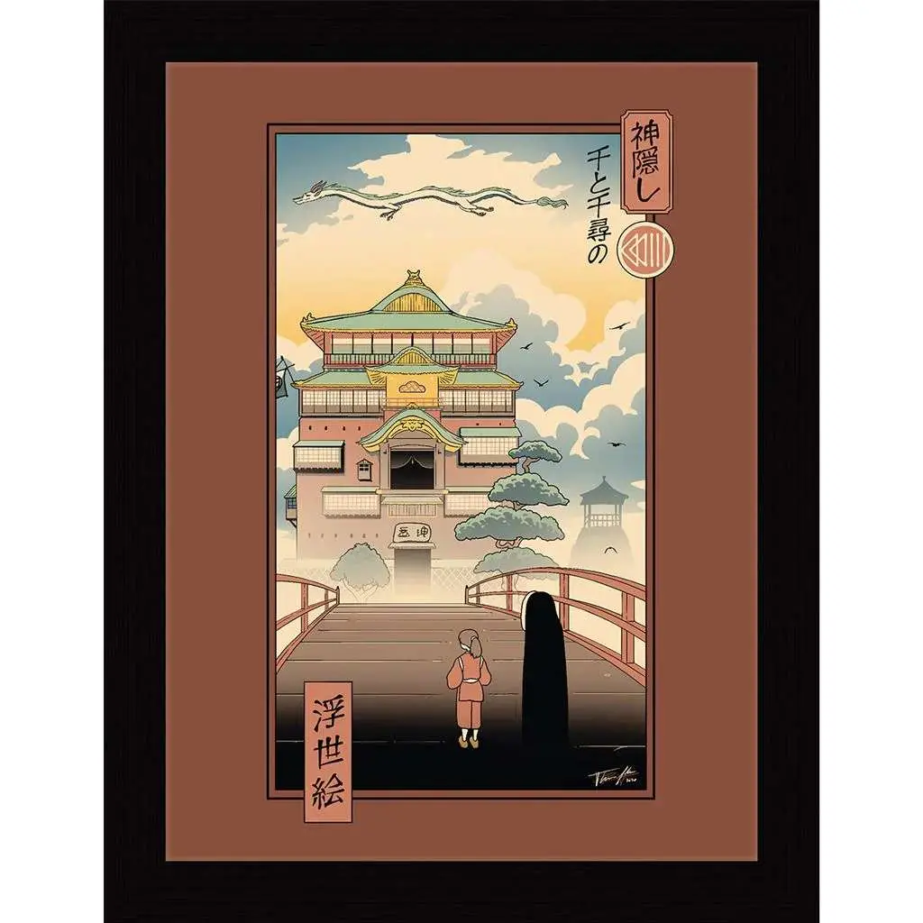 vincent trinidad ukiyoe spirits collector print framed
