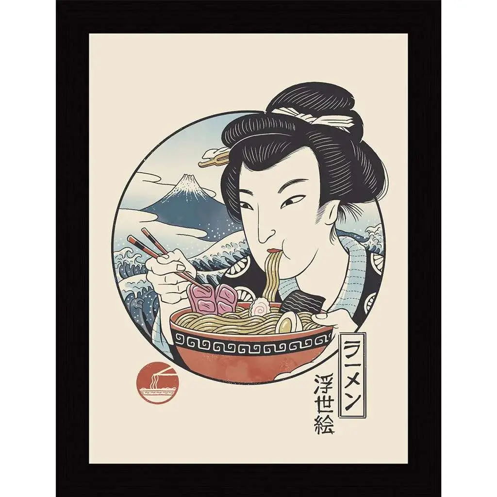 vincent trinidad taste of japan  collector print framed