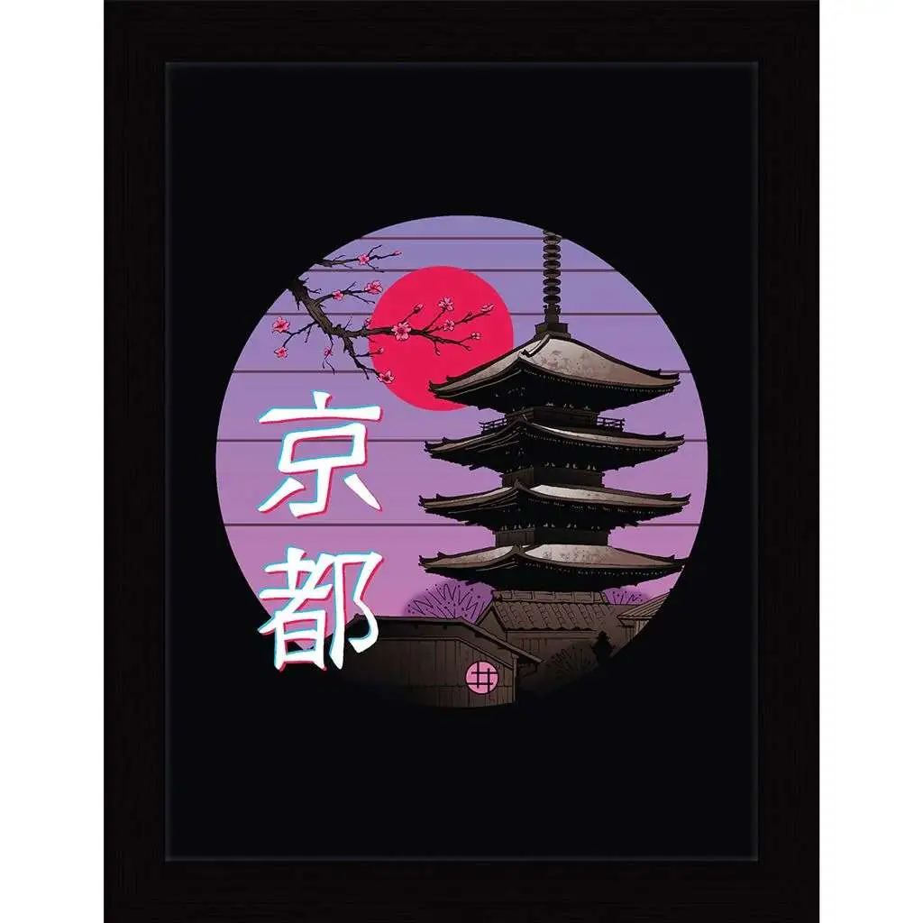 vincent trinidad kyoto wave collector print framed
