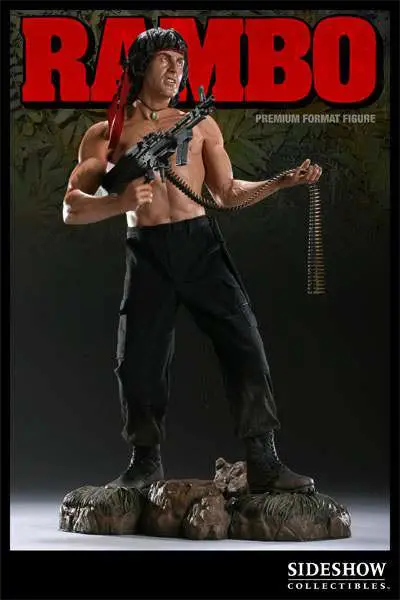 rambo first blood pt.2 1/4 premium fig.