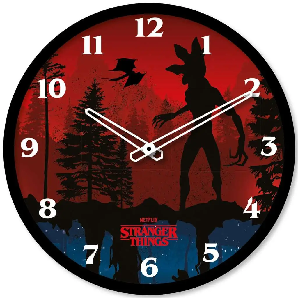 stranger things 4 wall clock