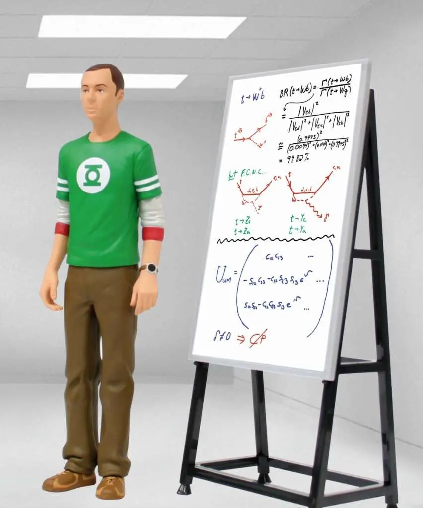 the big bang theory sheldon cooper 18 cm figure
