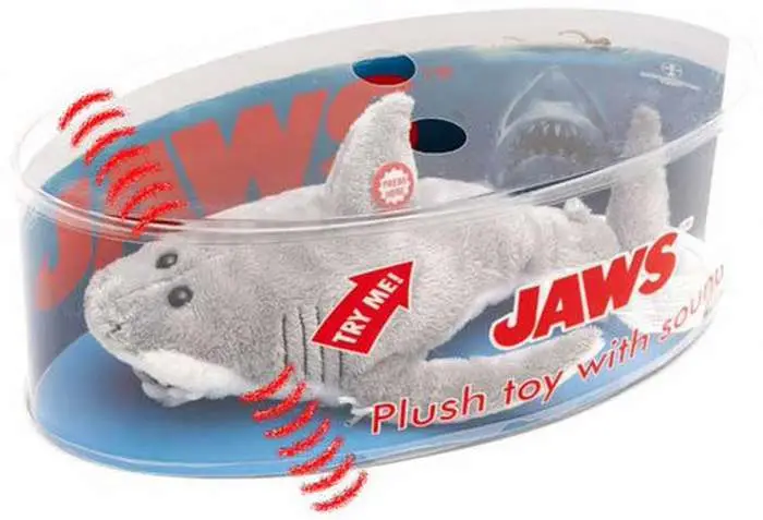 jaws 12" plush (underground toys)