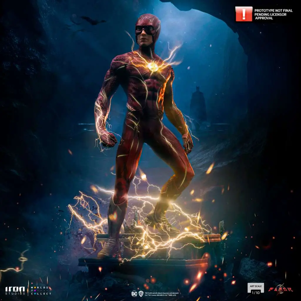 the flash flash 1/10 statue