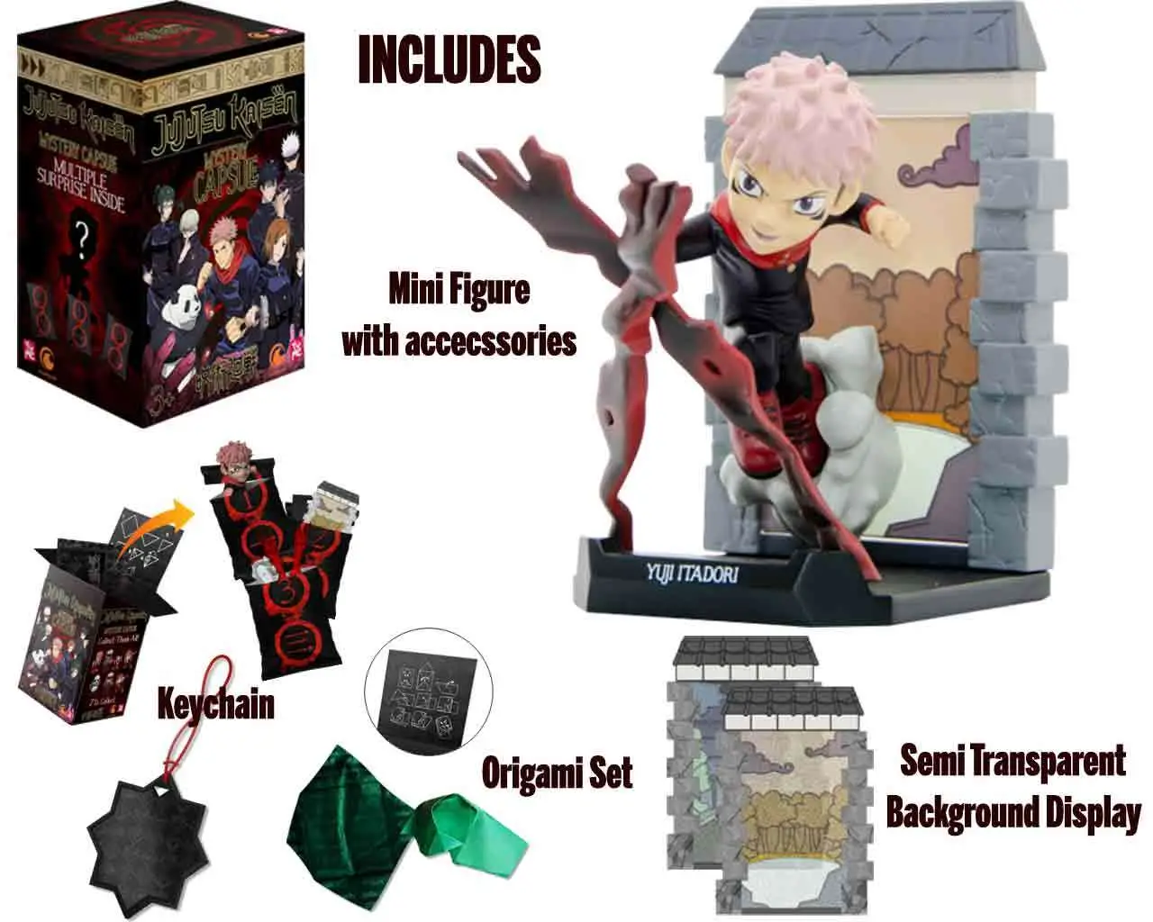 jujutsu kaisen cursed capsules - display  (12)