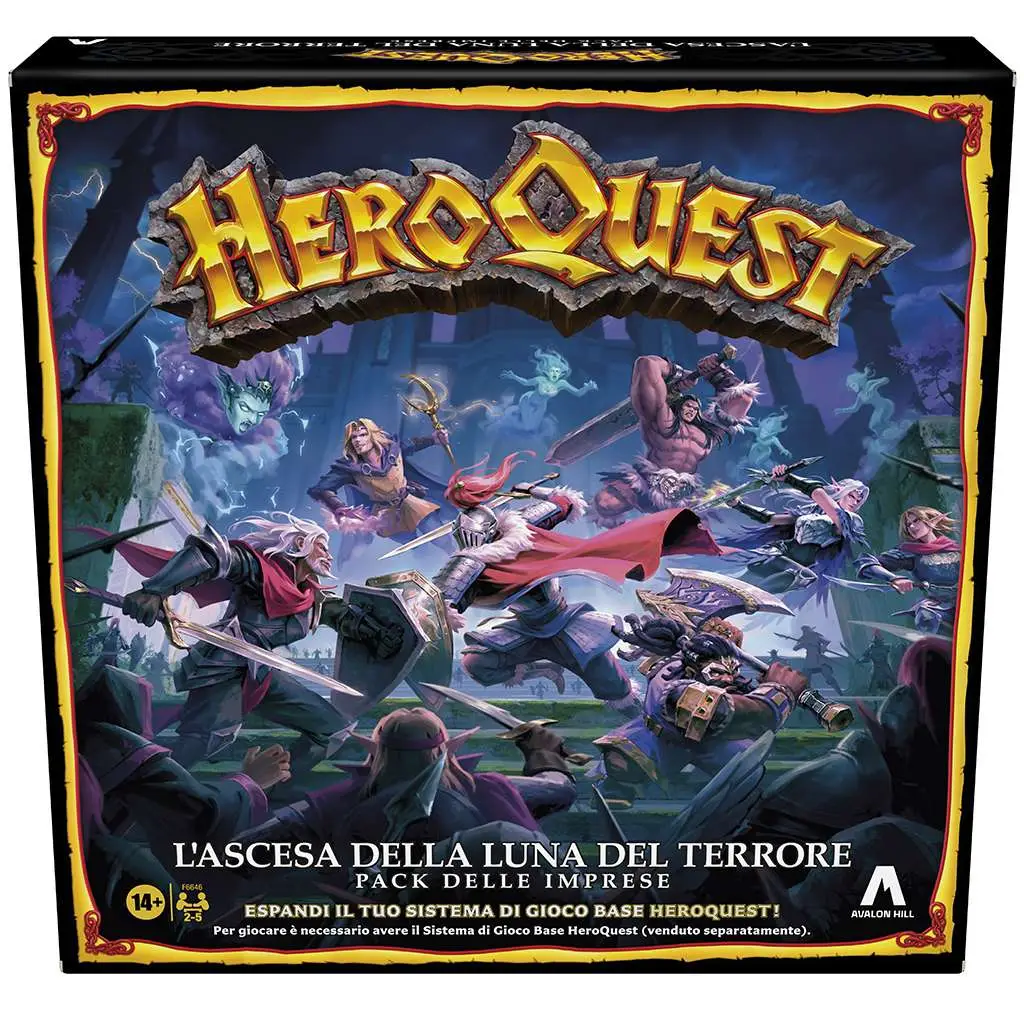 heroquest ascesa della luna del terrore