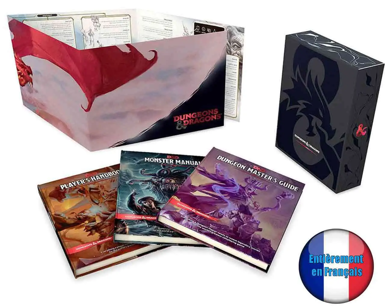 dungeons & dragons - coffret 3 livres de base + écran - version française