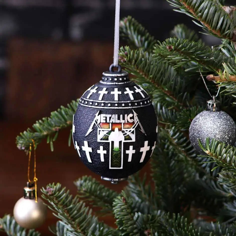metallica master of puppets hanging ornament