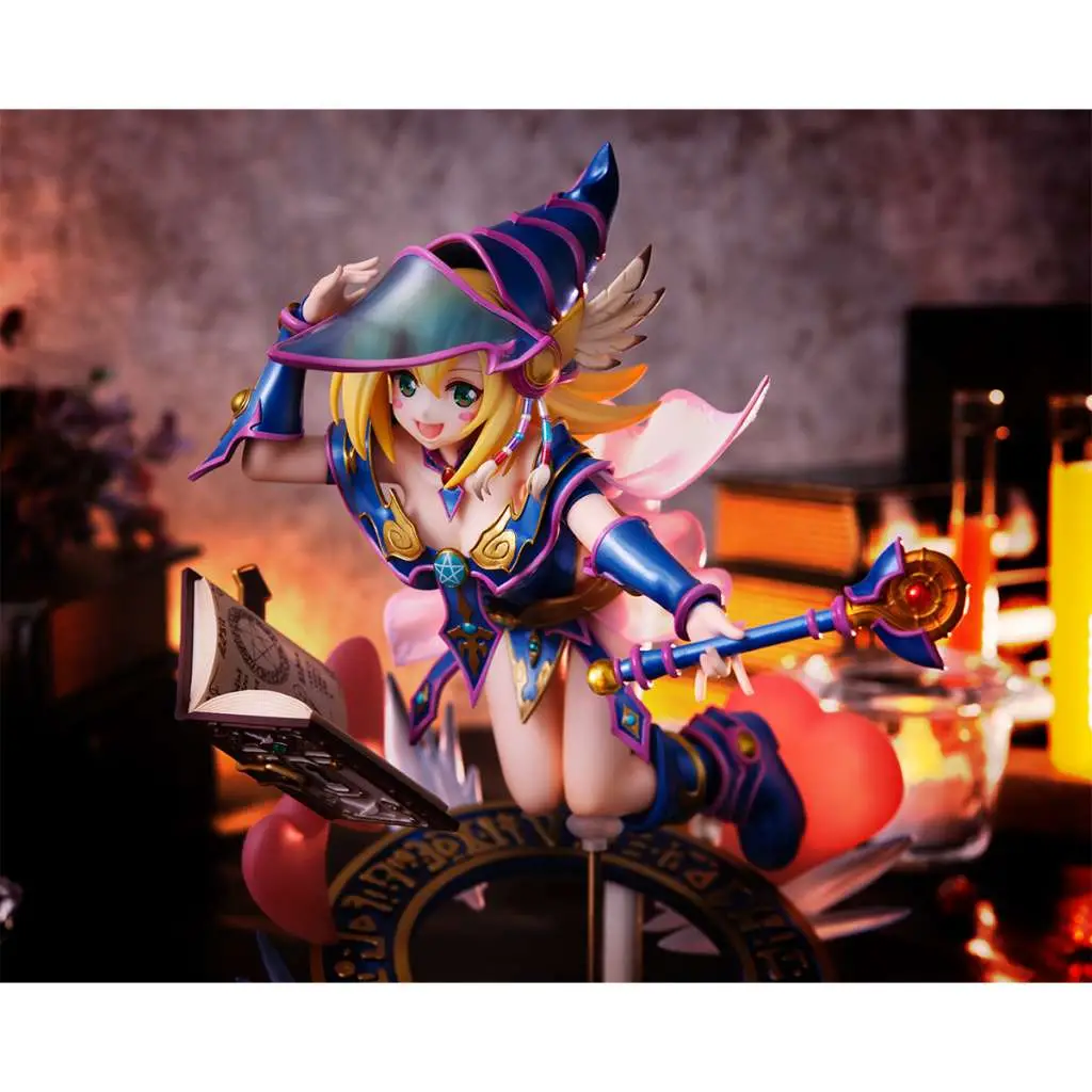 yu-gi-oh! duel monsters dark magician girl statue