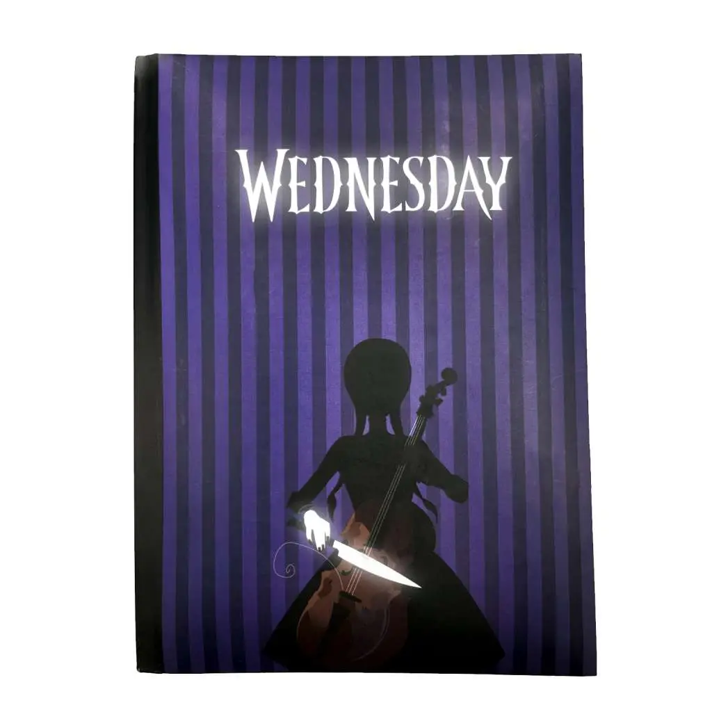 wednesday classic notebook with light