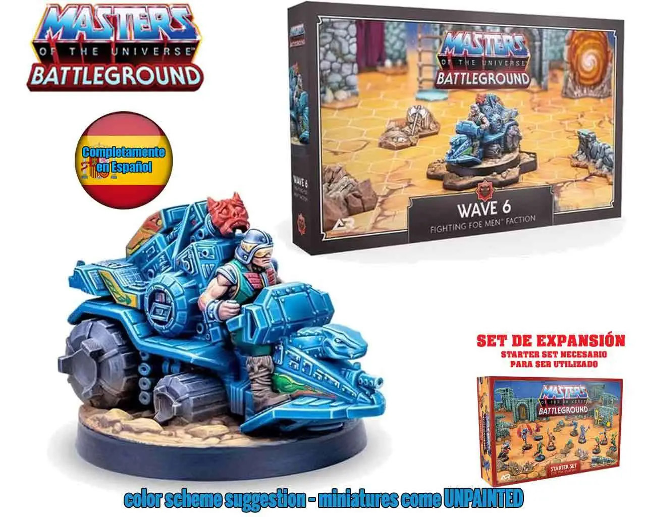 motu:battleground - wave 6 - fighting foe men faction spanish