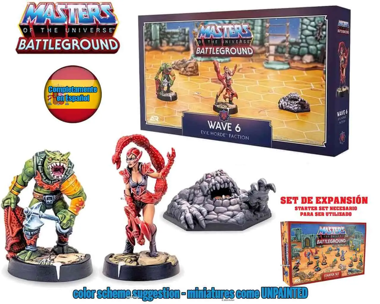 motu:battleground - wave 6 - evil horde faction spanish