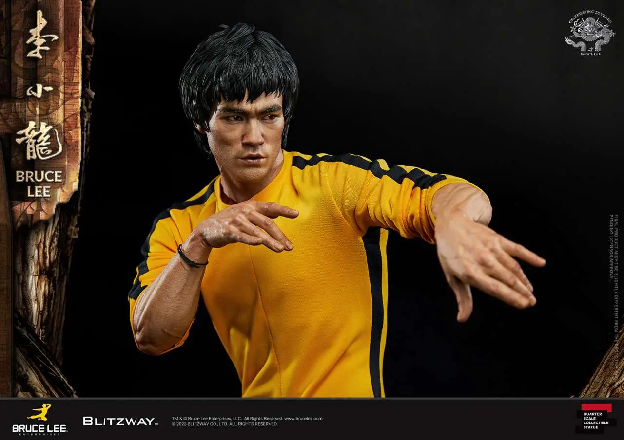 bruce lee tribute 50th 1/4 superb statue