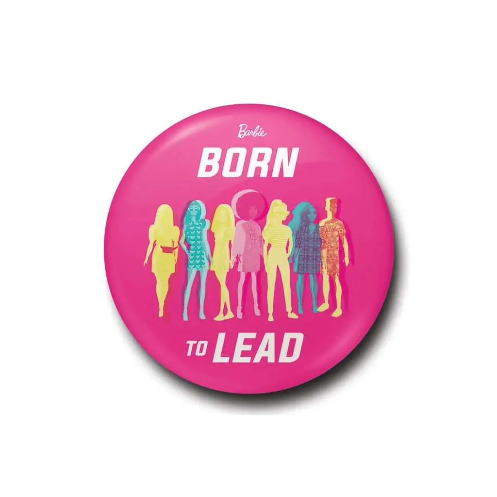 barbie born to lead badge