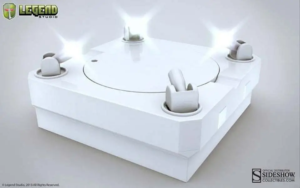 master light white display stage