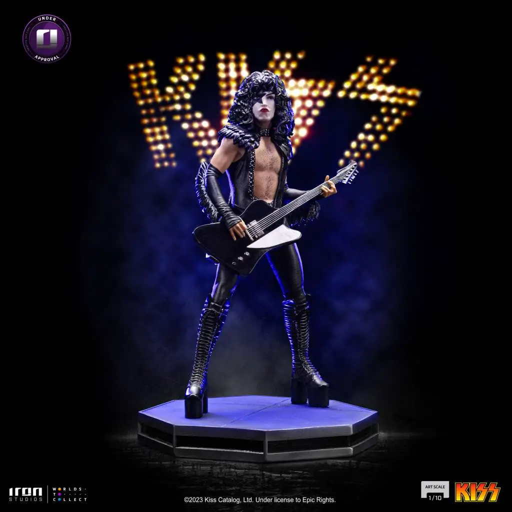 kiss paul stanley 1/10 statue