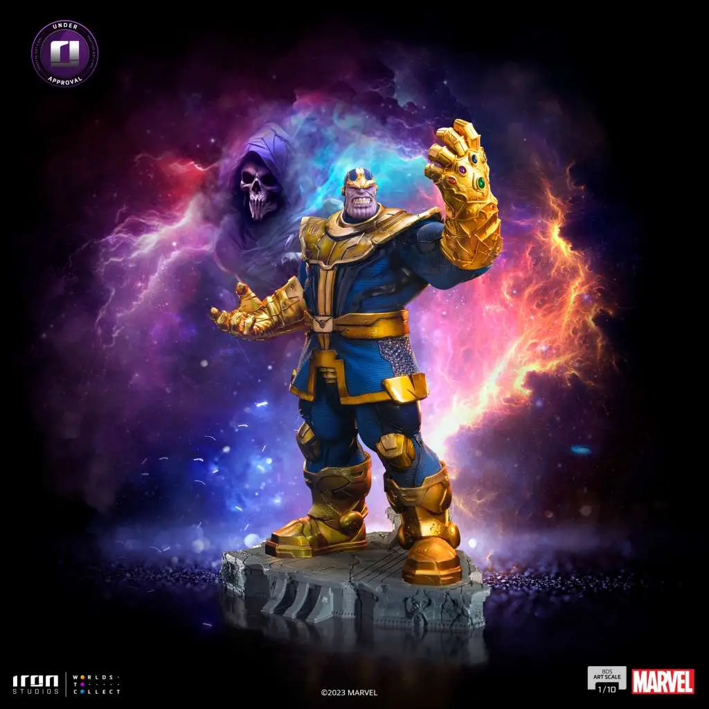 thanos x avengers 1/10 statue