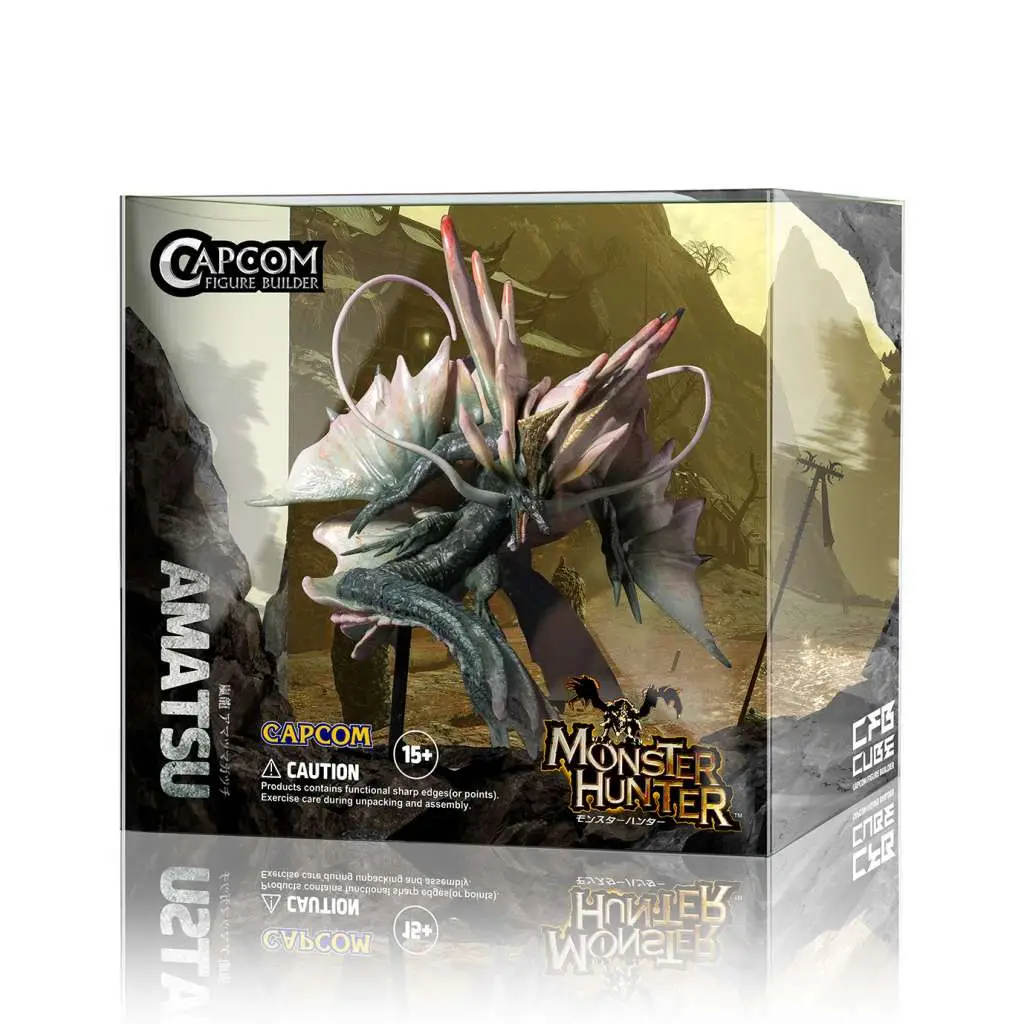 capcom monster hunter amatsu figure builder cube