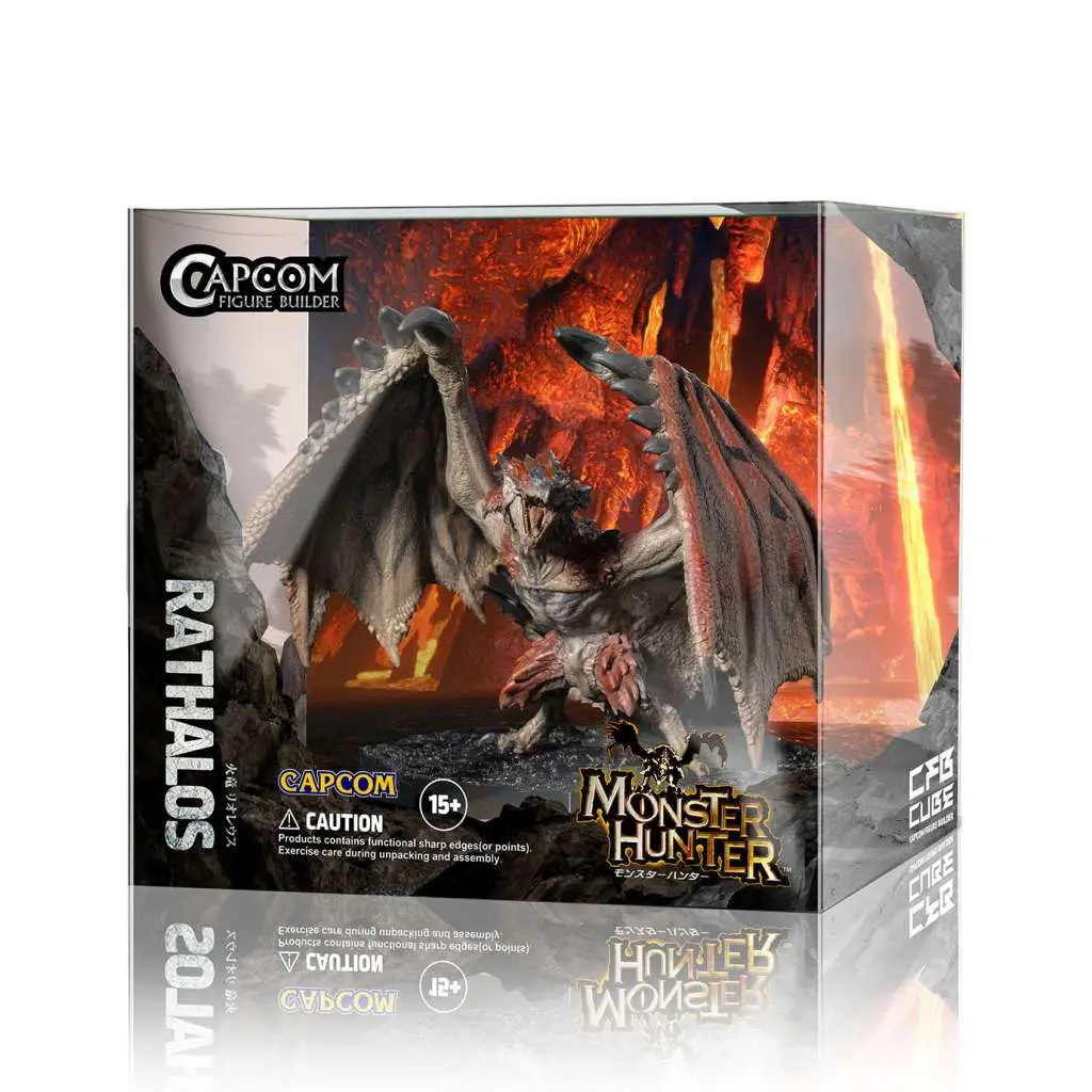 capcom monster hunter  rathalos figure builder cube