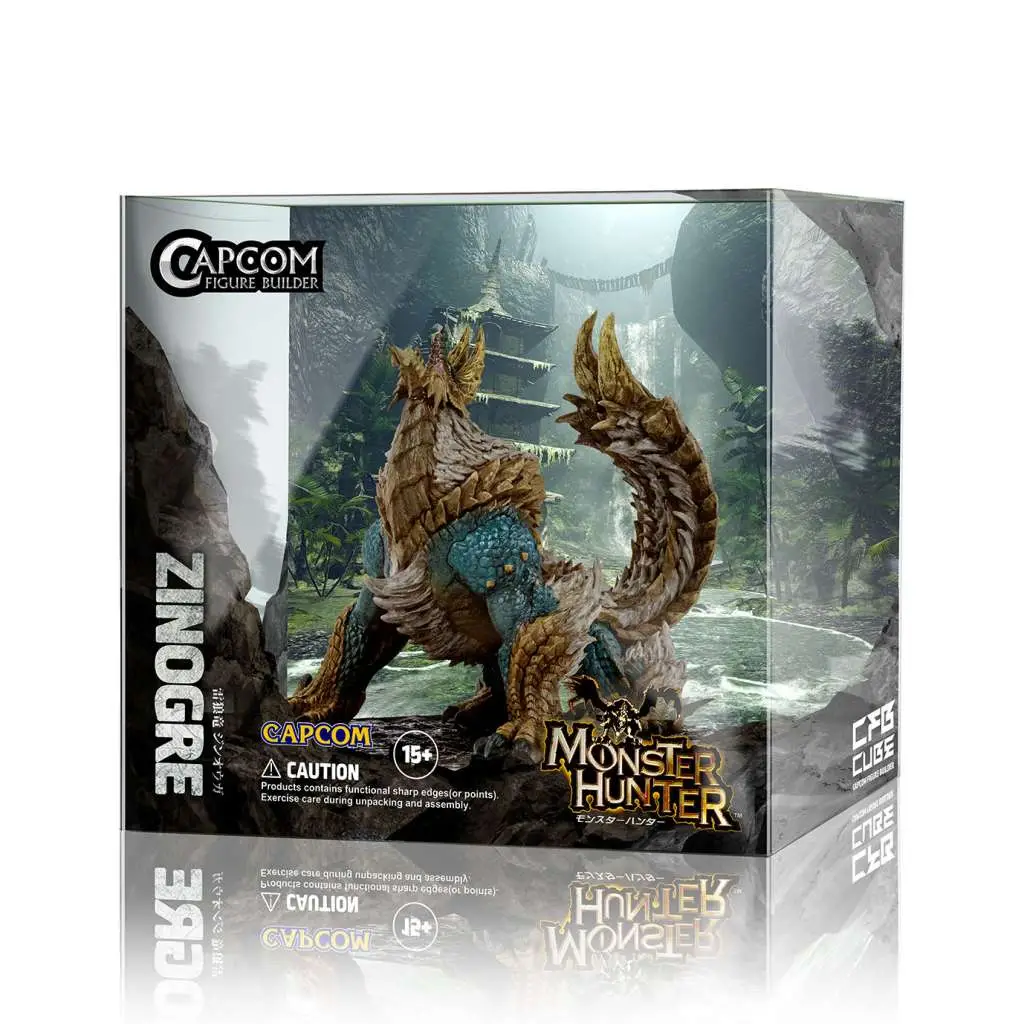 capcom monster hunter zinogre figure builder cube