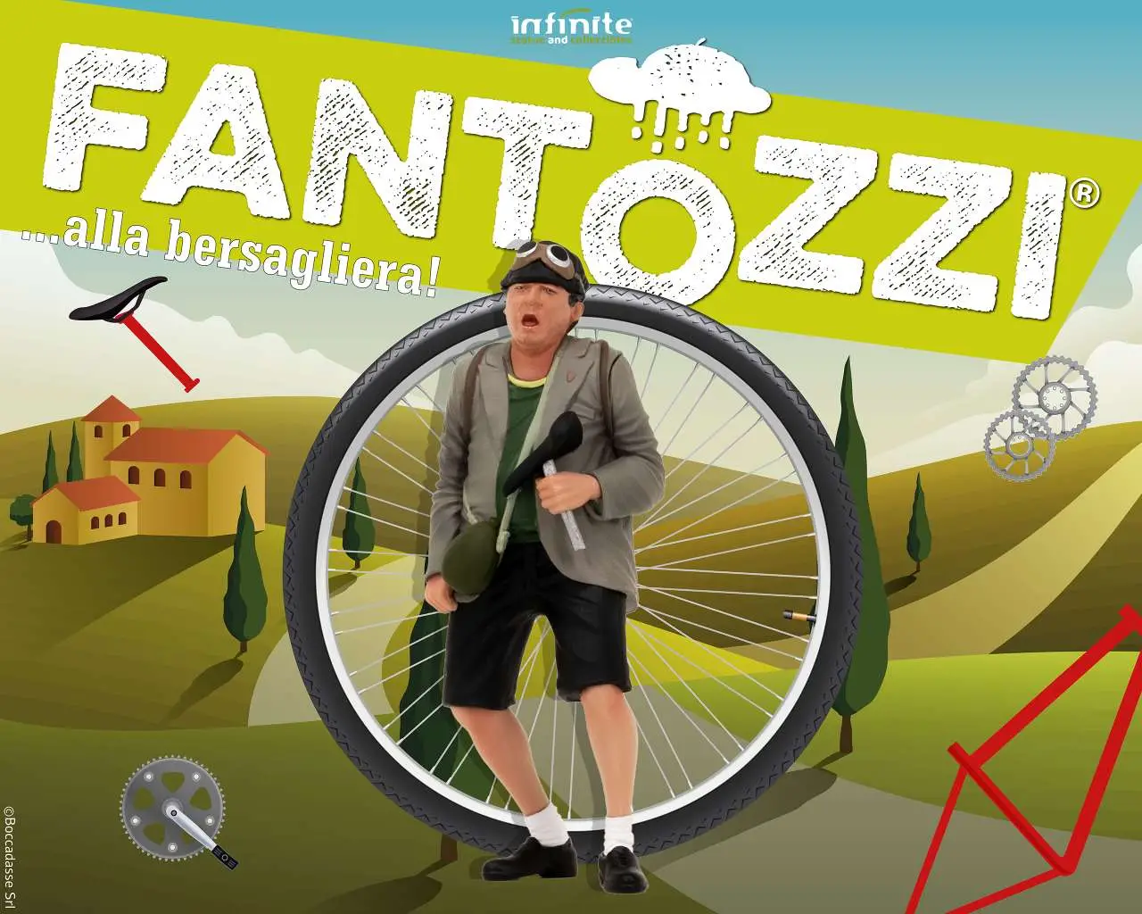 fantozzi – fantozzi …alla bersagliera pvc mini figure