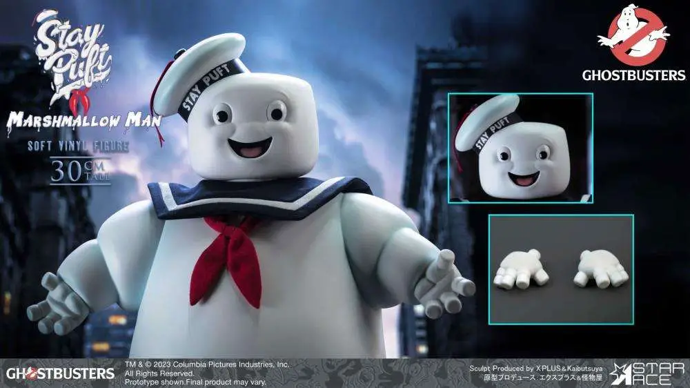 ghostbuster stay puft marshmallow man soft vinyl regular statue