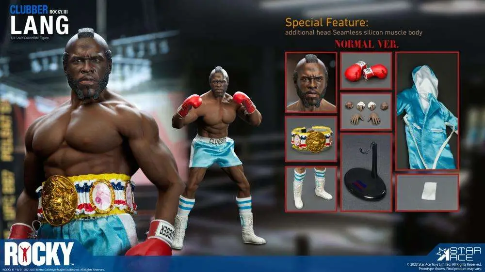 rocky 3 clubber lang 1/6 regular figure