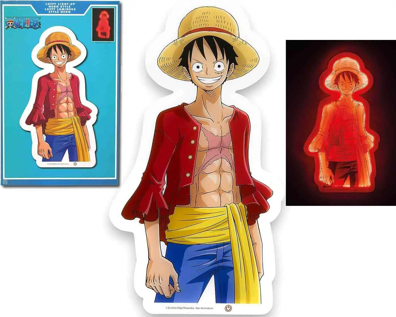 one piece - luffy light-up neon style