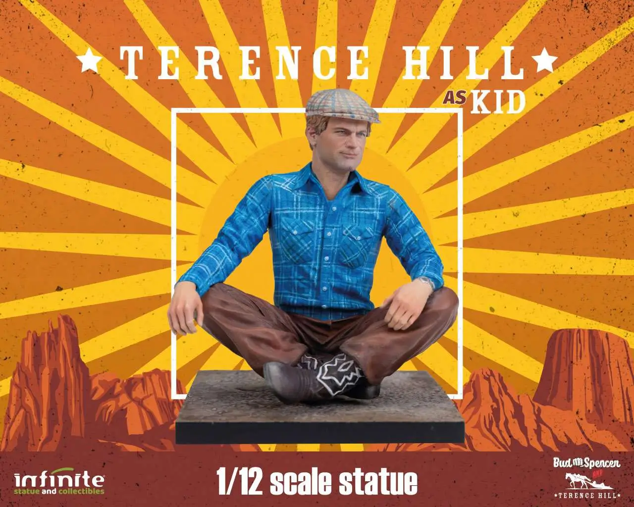 terence hill as kid 1/12 statue