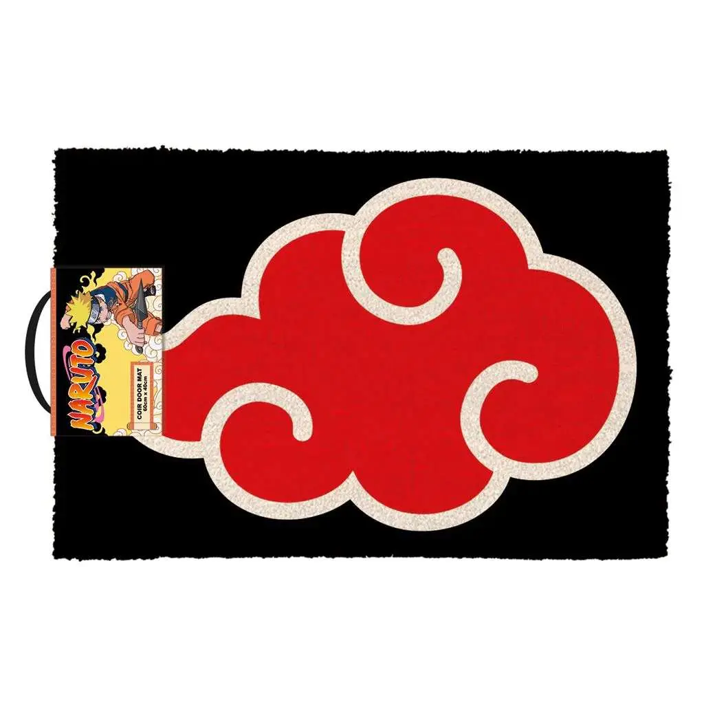 naruto akatsuki symbol coir door mat
