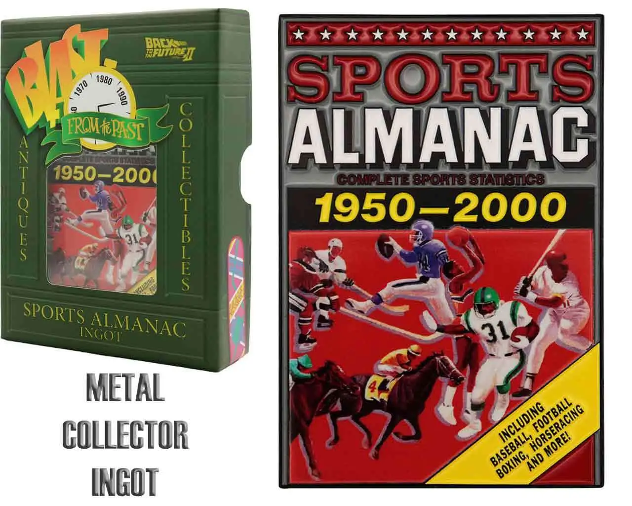 back to the future limited edition sport almanac ingot