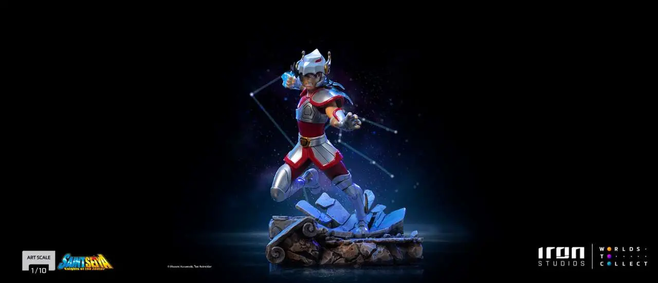 saint seiya pegasus 1/10 statue