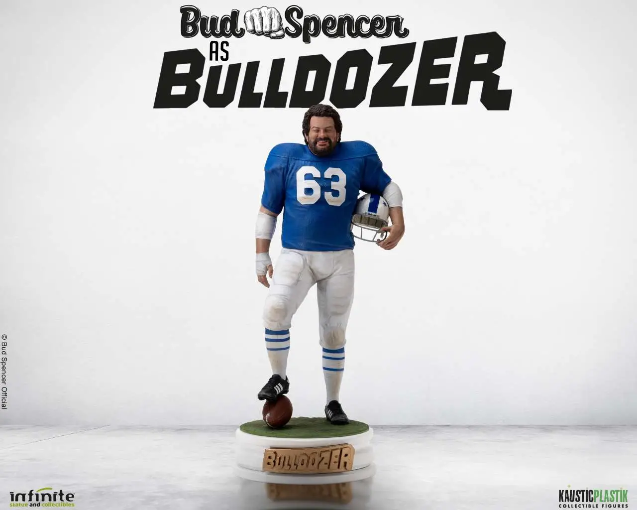 bud spencer as bulldozer resin statue