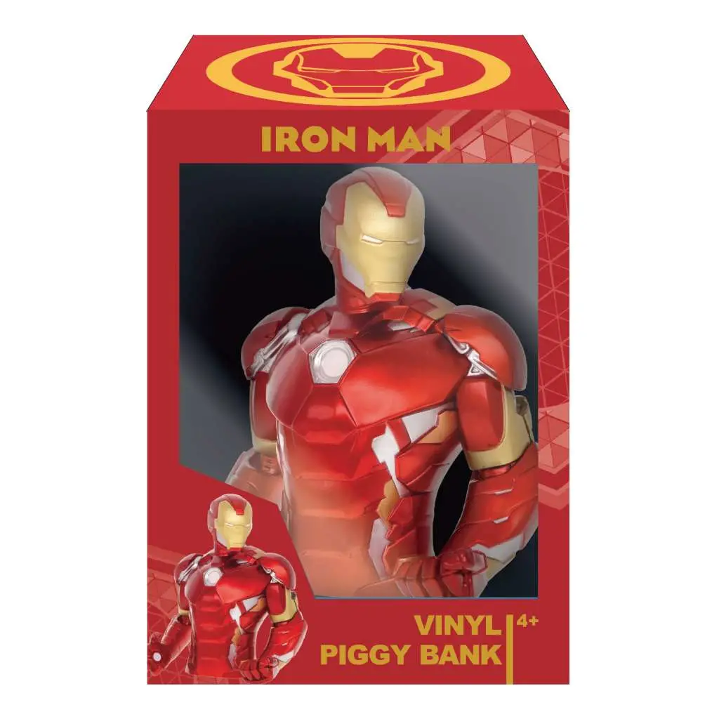 avengers iron man bust bank deluxe box set