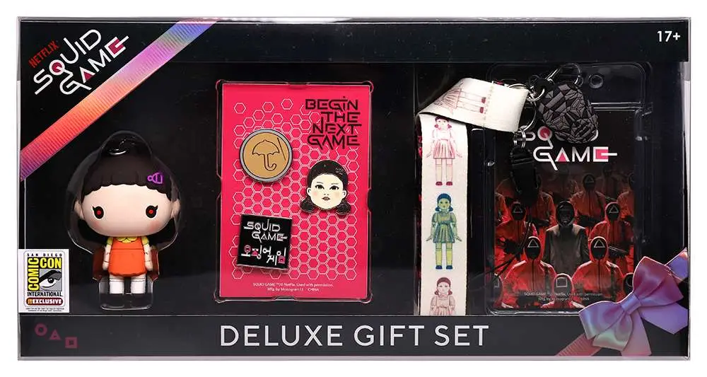squid game 5pc deluxe gift set (sdcc)