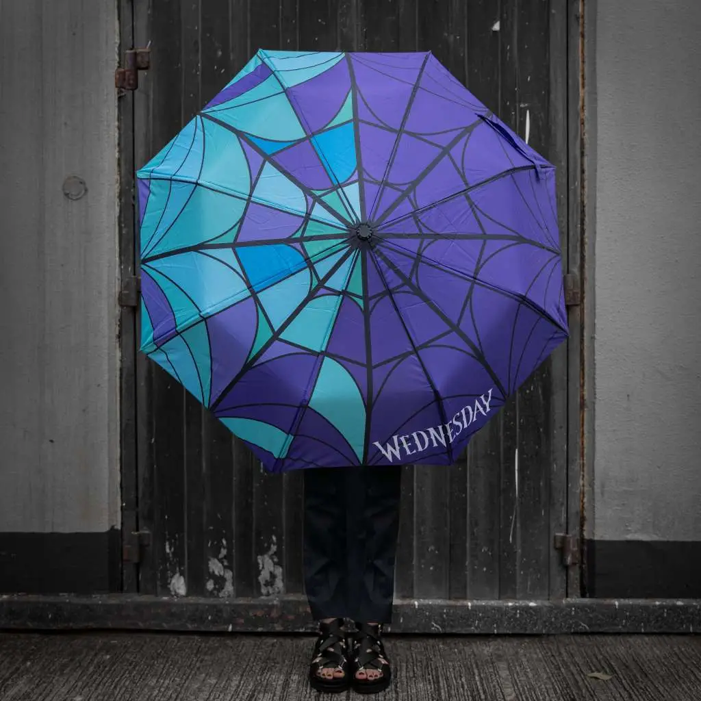 wednesday stained glass umbrella