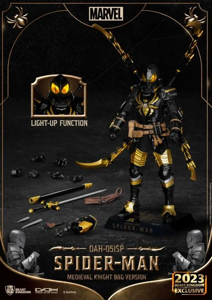 medieval knight spider-man b&g ver. figu