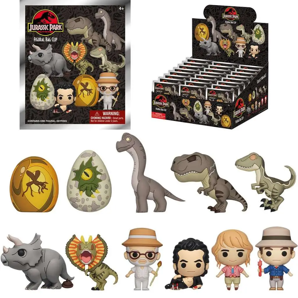 jurassic park bag clip blind box disp(24)