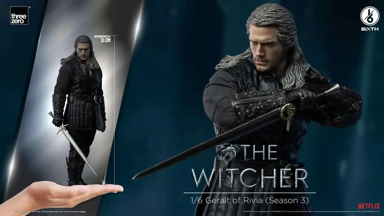 the witcher s.3 netflix geralt 1/6 af
