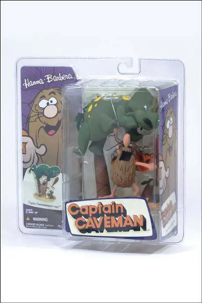 h&b 2 captain caveman with dinosaur
