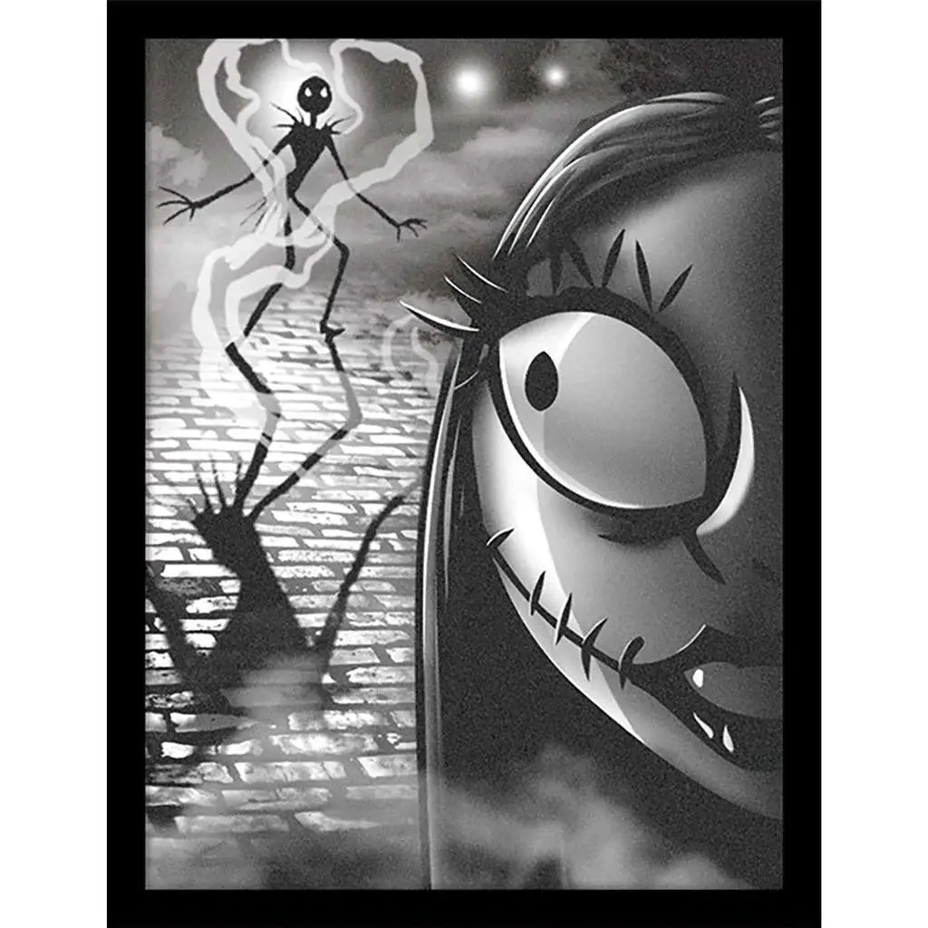 nightmare before christmas collector print framed