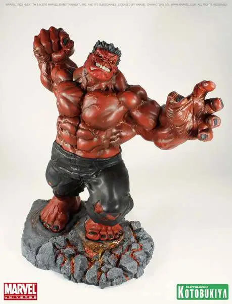 marvel studios red hulk fine art statue