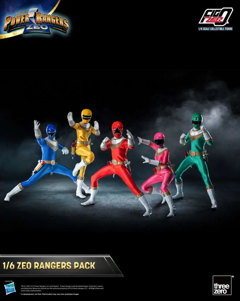power rangers zeo 1/6 figure pack